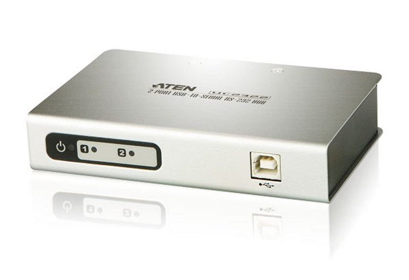Aten Serial Hub 2 Port USB to RS232 Converter w/ 1.8m cable, Supports Hot-Swapping & Plug and Play Aten Serial Hub 2 Port USB to RS232 Converter w/ 1.8m cable, Supports Hot-Swapping & Plug and Play
